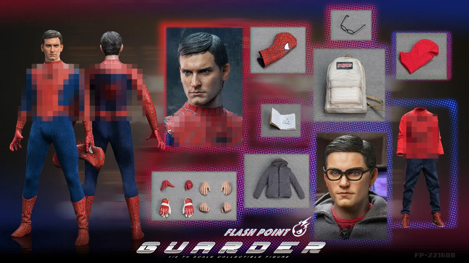 In-stock 1/6 Flashpoint Guarder FP-22168 Action Figure (B Deluxe)