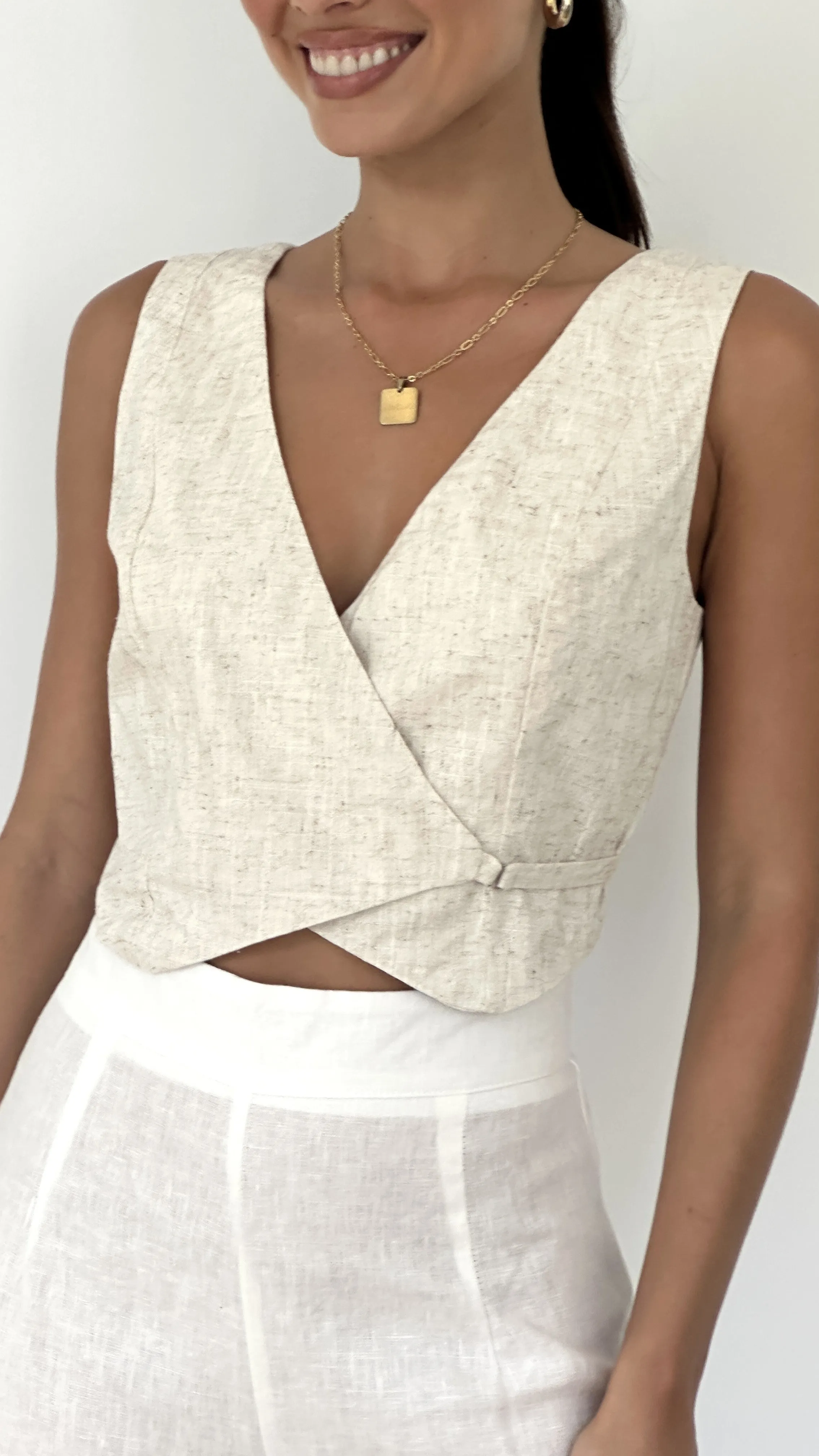 Ivy Vest - Natural