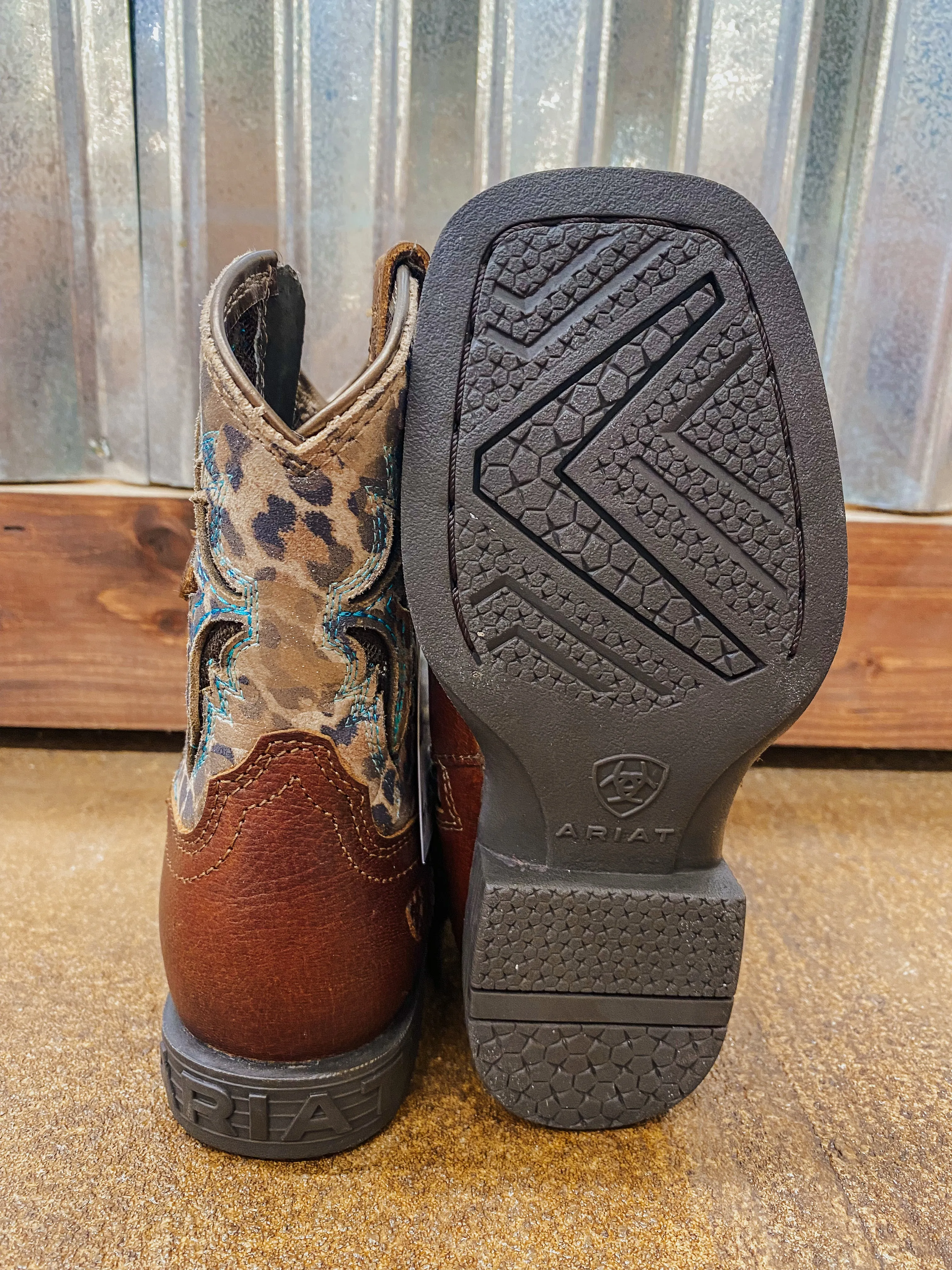 Kids Leopard Koel VentTEK Western Boot Ariat