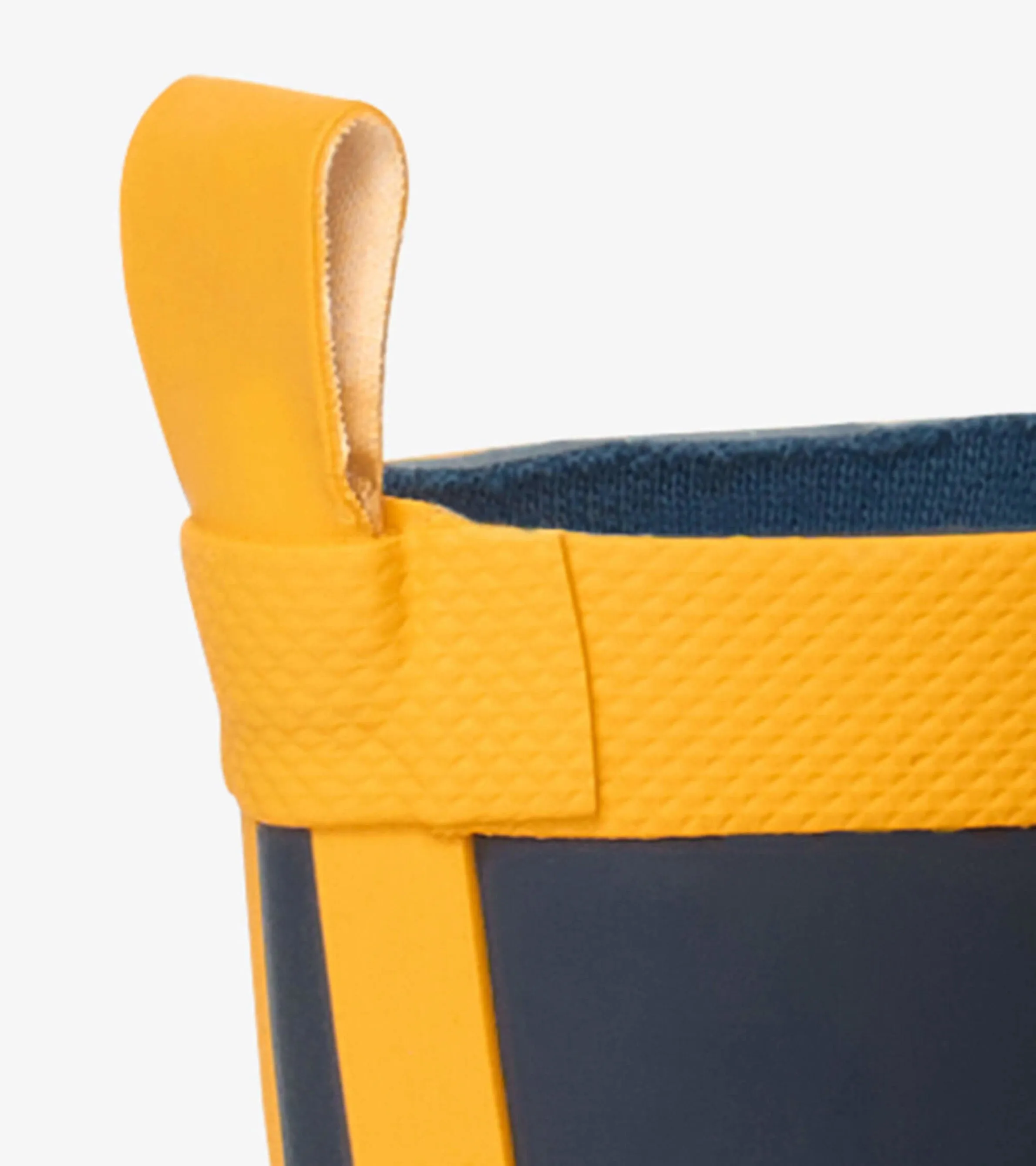 Kids Navy & Yellow Matte Wellies