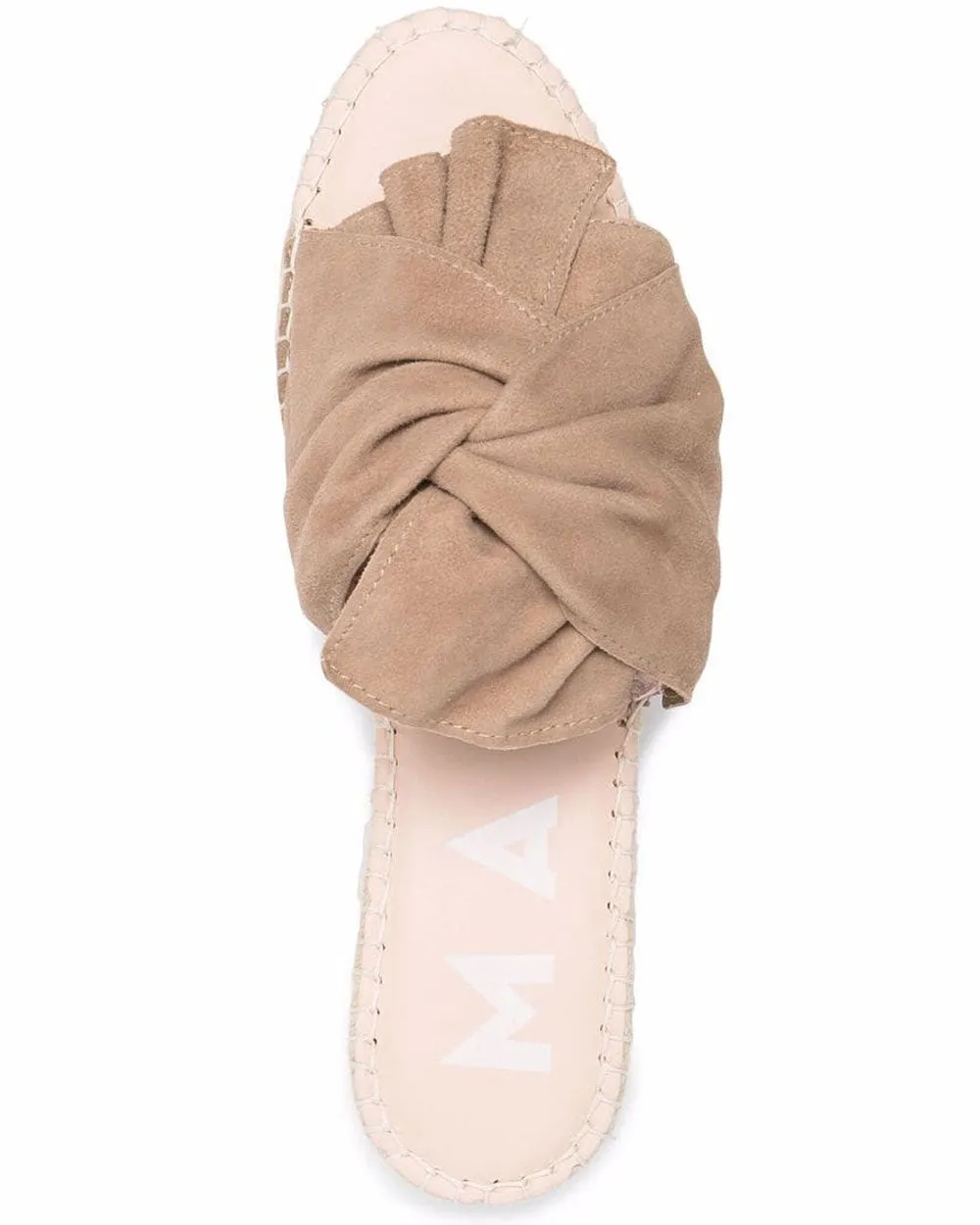 Knot Platform Espadrille in Taupe