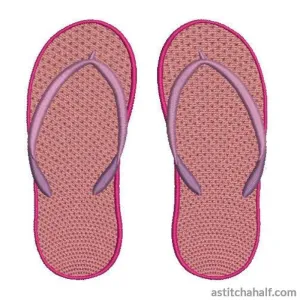 Lacy Flip Flops