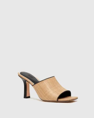 Louise Sandal Natural & Black
