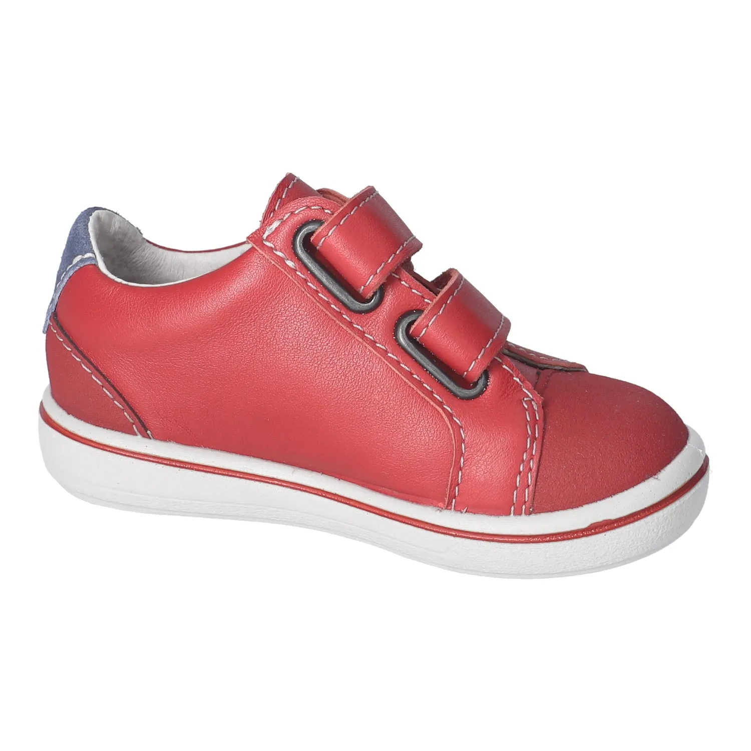 Luigi Red Leather Sneaker with Racing Car Design