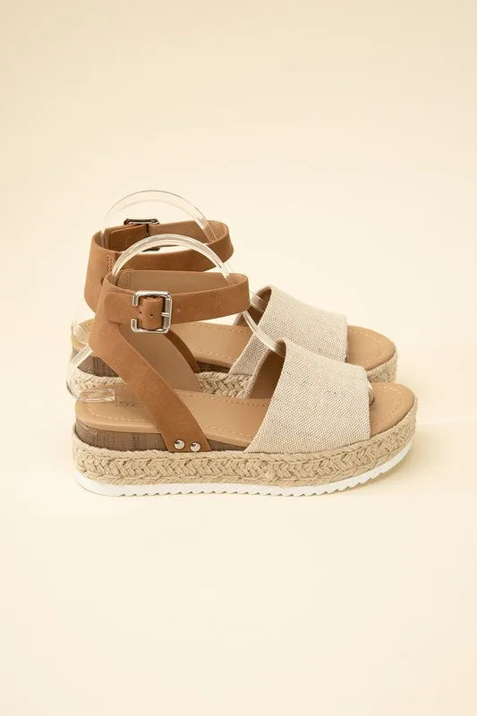 Maria Ankle Strap Espadrille Sandals