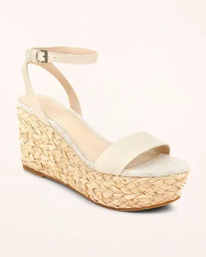 Marie Wedge in Eggshell
