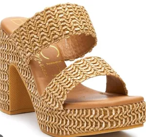 Matisse Gem Platform Heel Camel