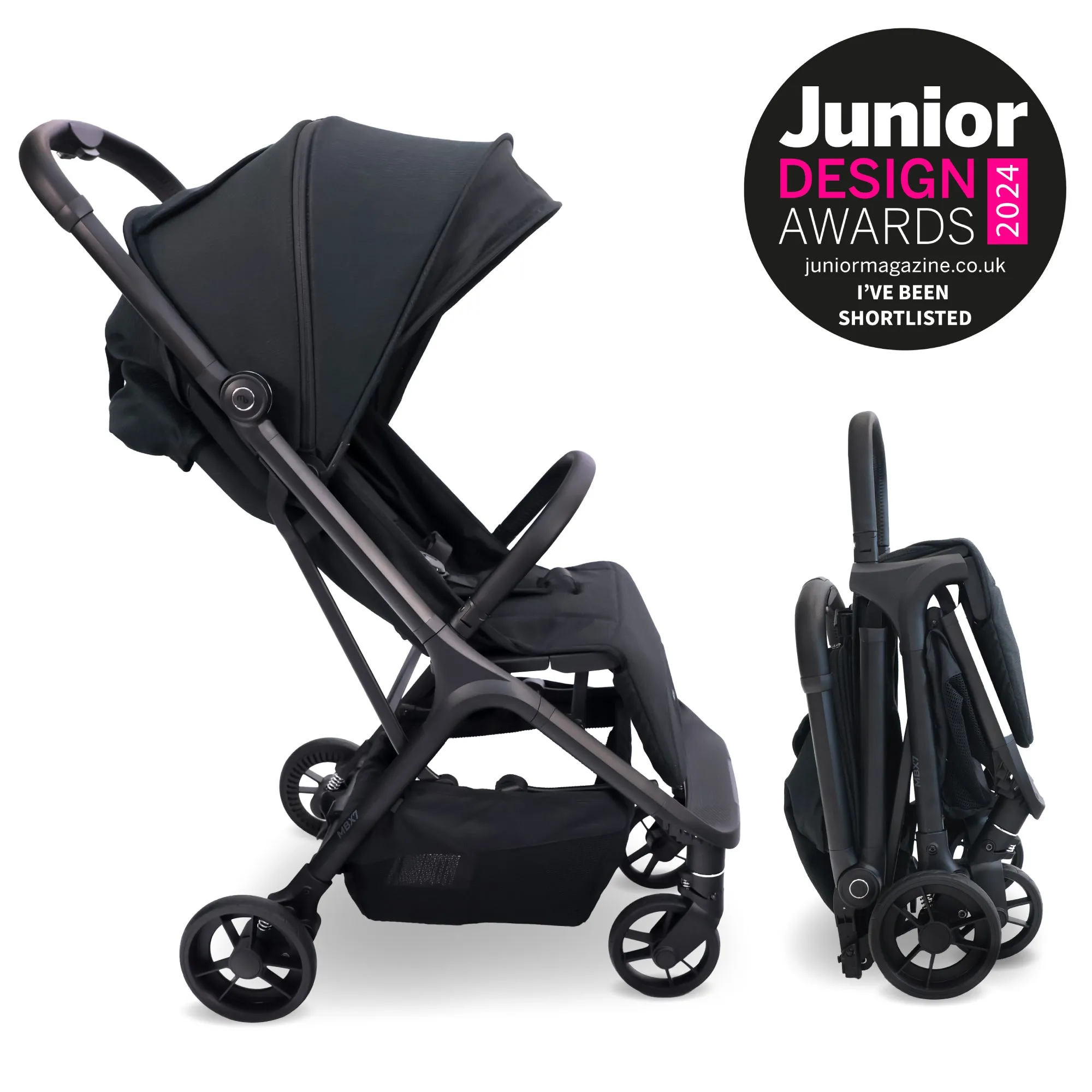 MBX7 Auto-Fold Stroller - Black