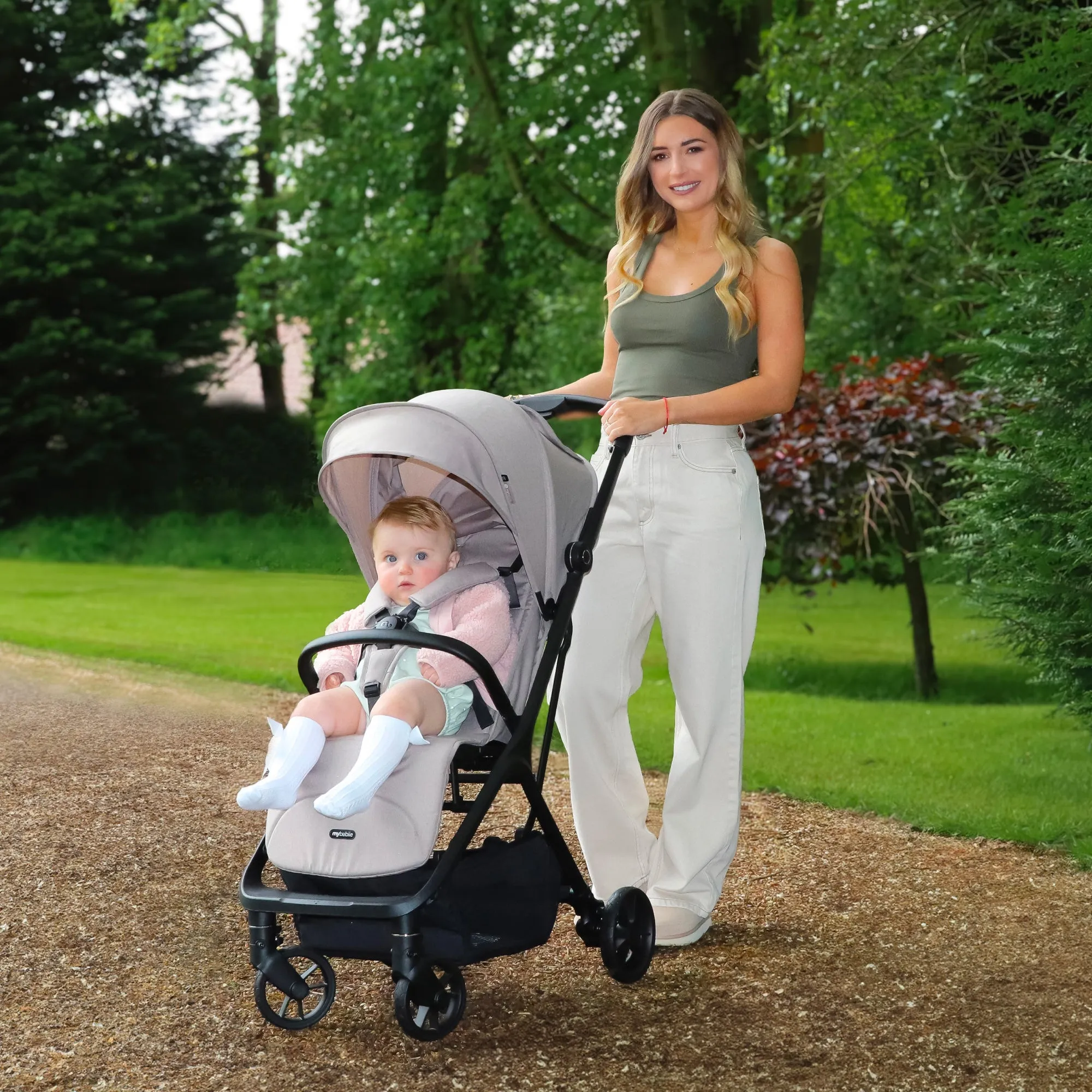 MBX7 Auto-Fold Stroller - Camel