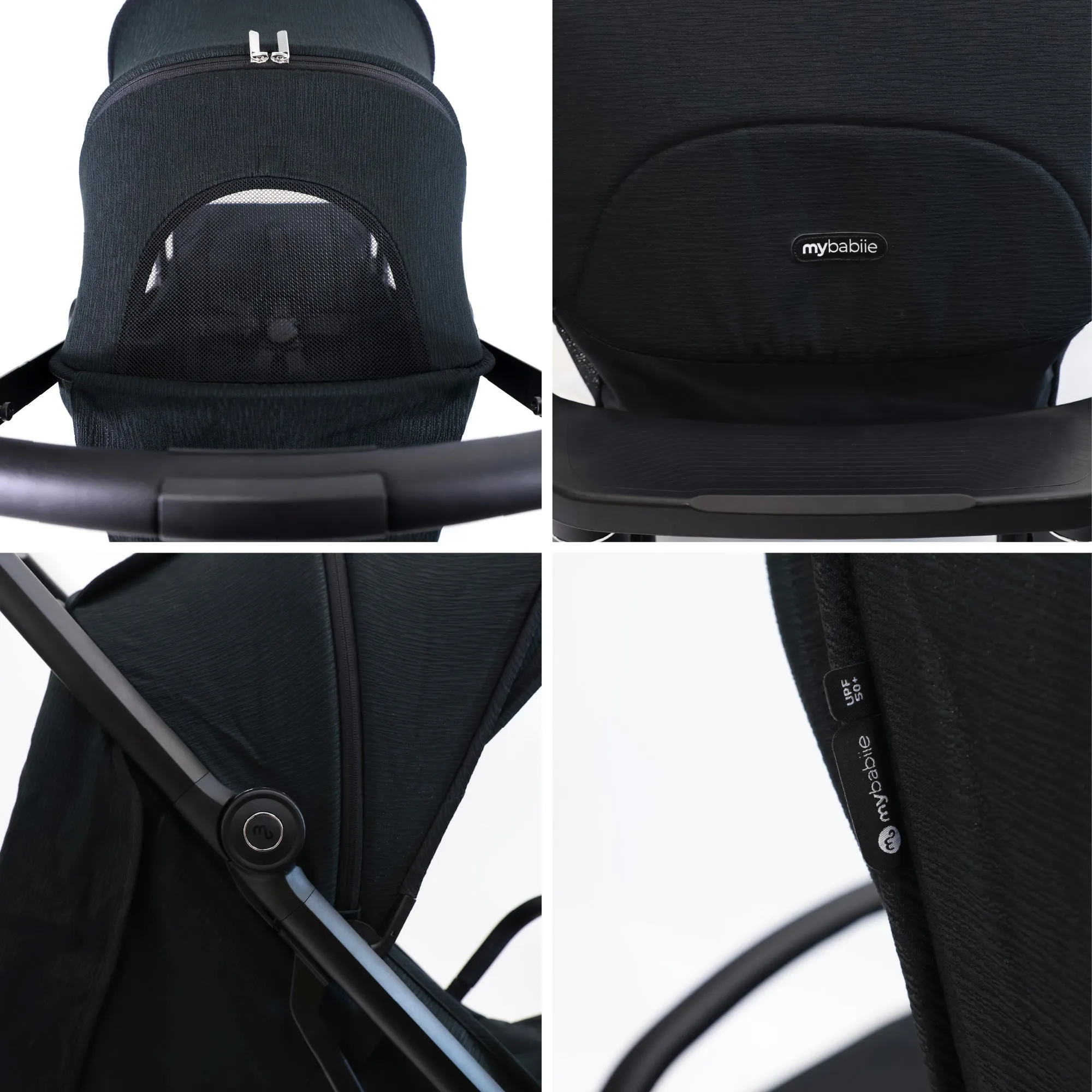 MBX7 Plus Auto-Fold Stroller - Black