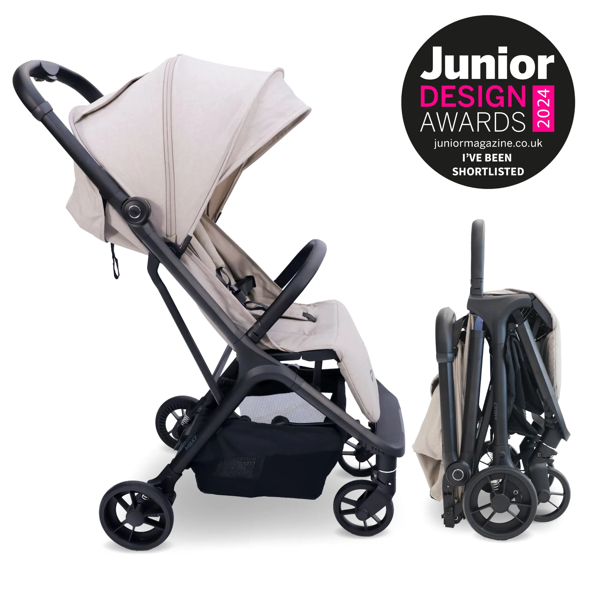 MBX7 Plus Auto-Fold Stroller - Camel