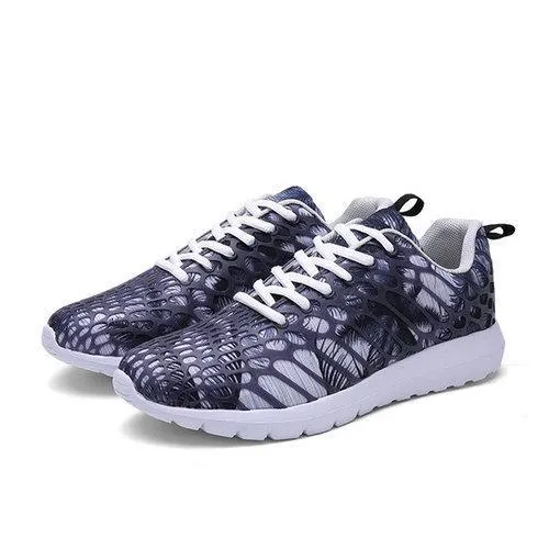 Men And Women Lovers Shoes Fashionable Camouflage Casual Sport Shoes Lace Up Running Shoes