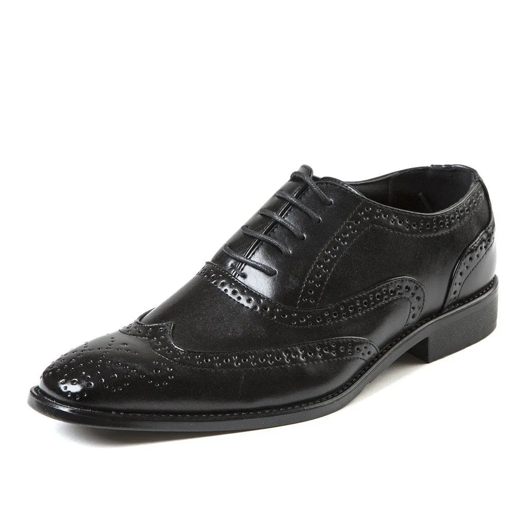 Men's Tuxedo Dress Shoes Lace Up Pointed Toe Oxford Formal Wedding Shoes - CLEARANCE, FINAL SALE!