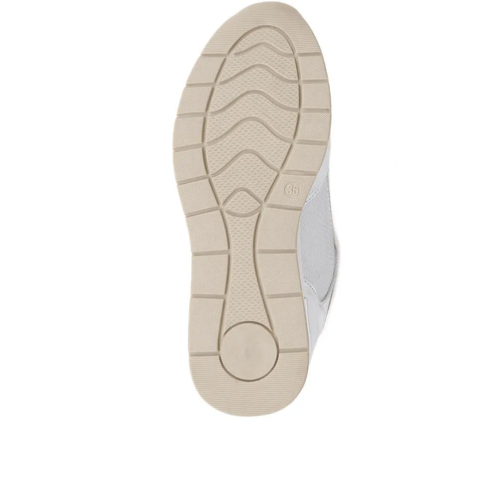 Metallic Accent Wedge Trainers - BELWOIL39019 / 325 106