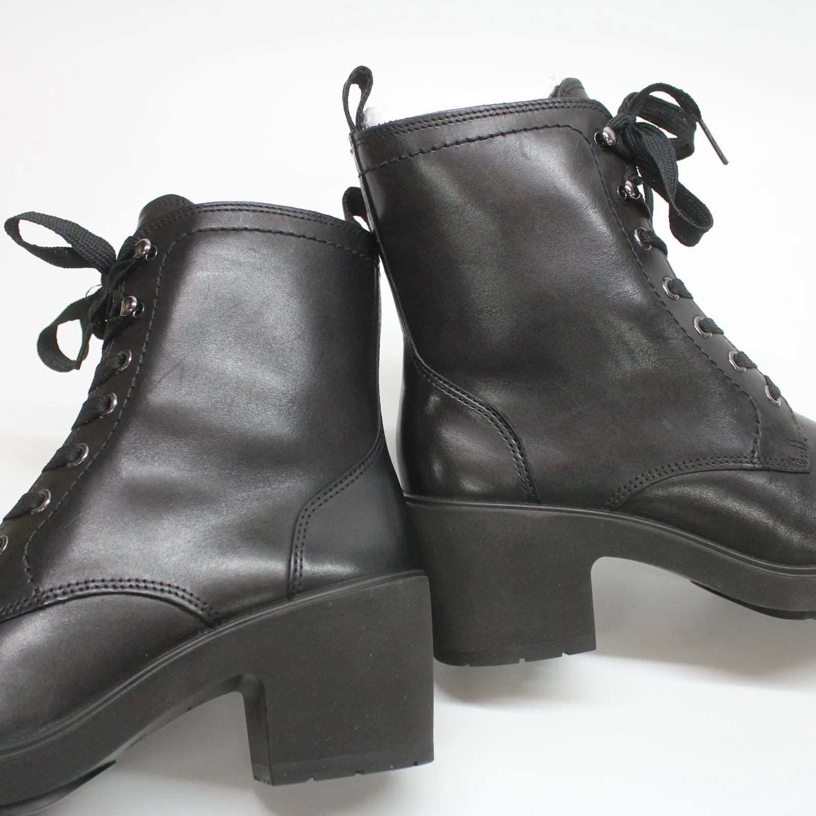 Metropole Zurich 222223 Full Grain Leather Women's Lace Up Boots - UK 5-5.5 - US 7-7.5 Women - EU 38