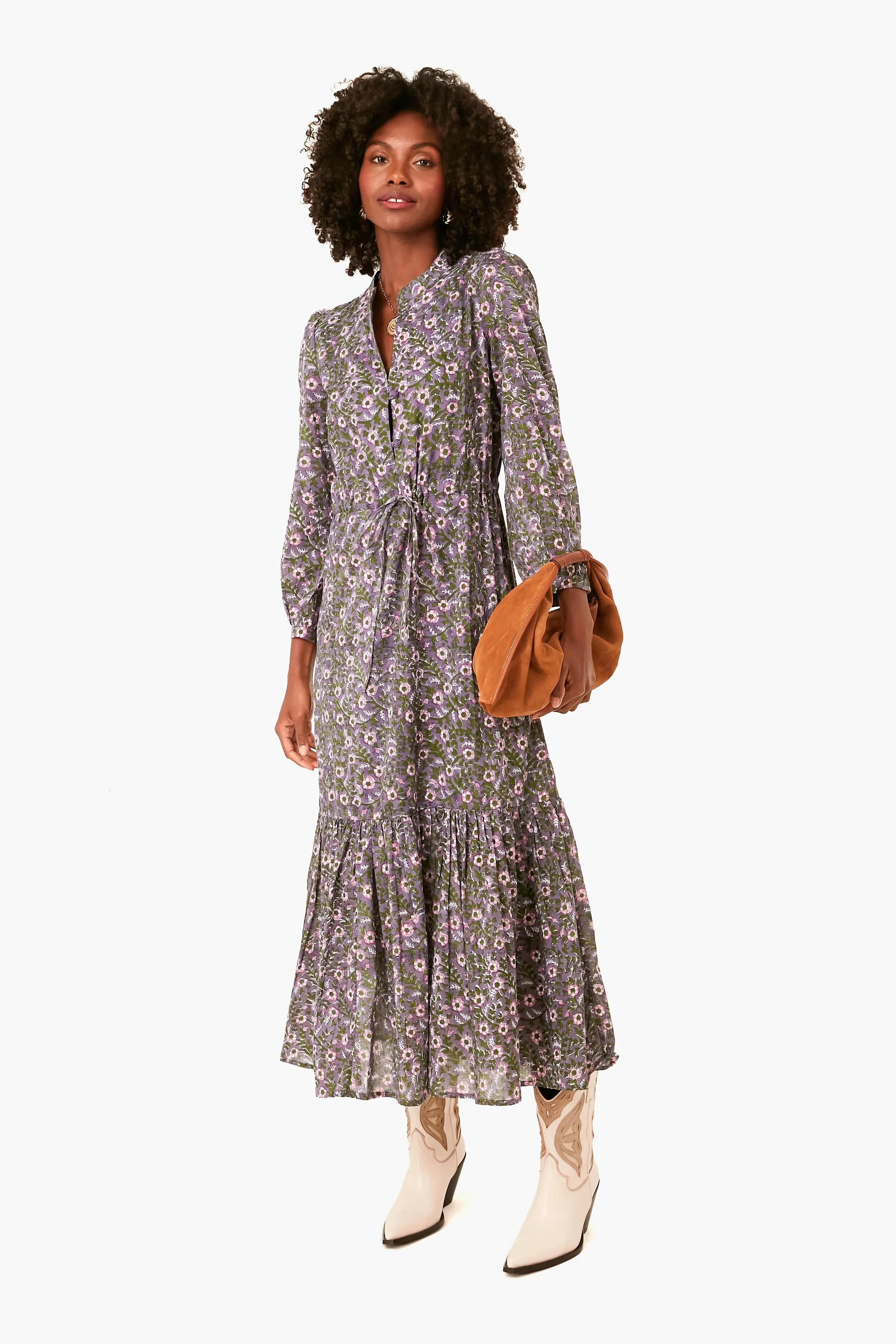 Midnight Wildflower Frances Dress
