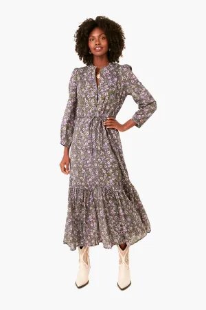 Midnight Wildflower Frances Dress