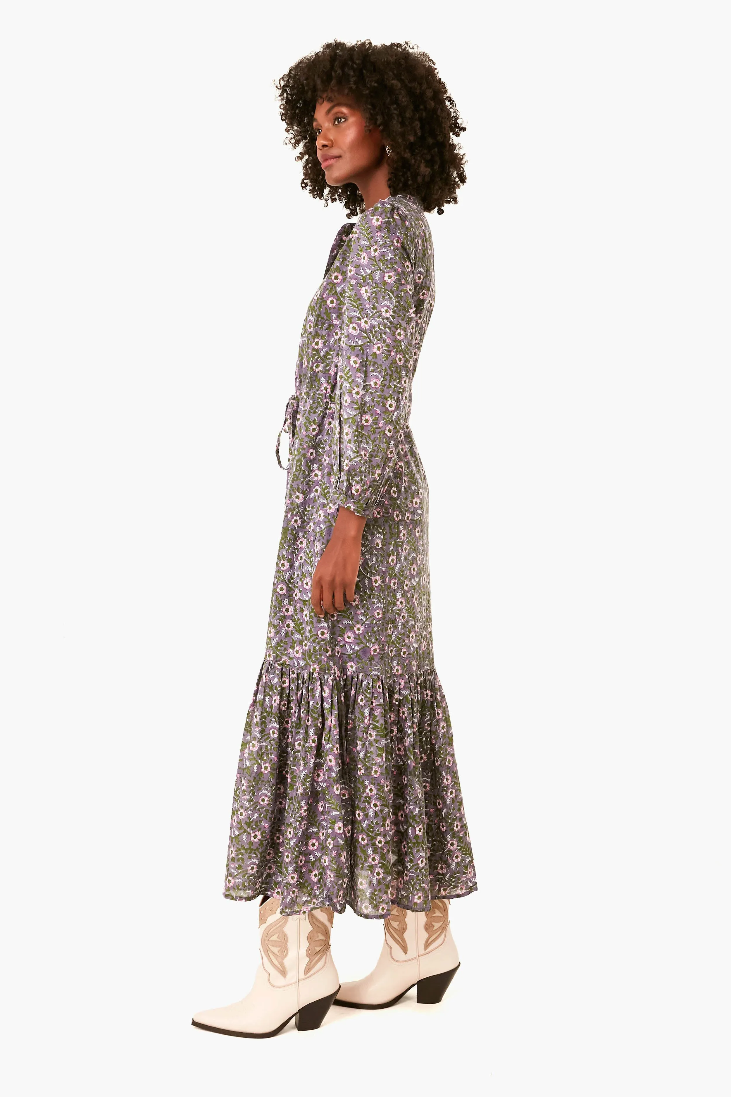 Midnight Wildflower Frances Dress