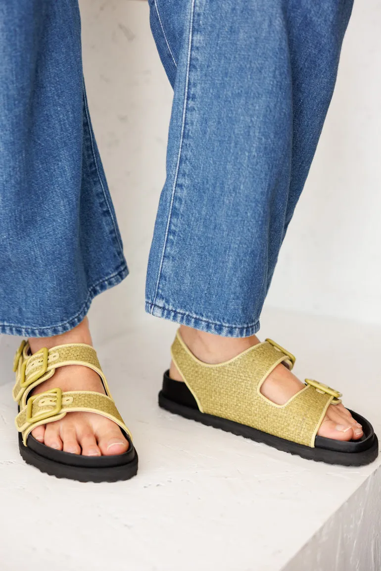 Milano Raffia Luxe - Golden Olive