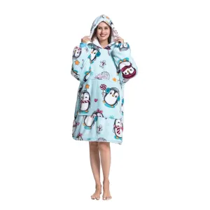 My Snuggy - Adult Penguin Hoodie Blanket