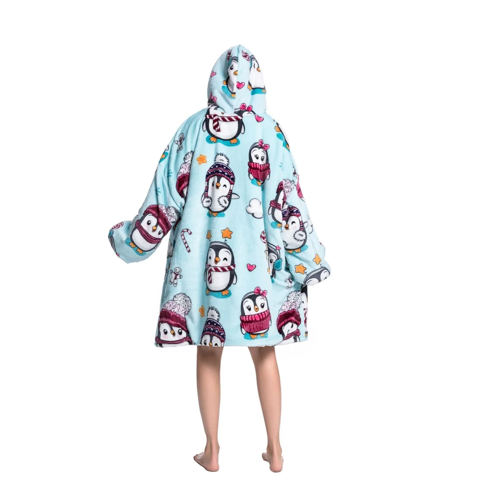 My Snuggy - Adult Penguin Hoodie Blanket