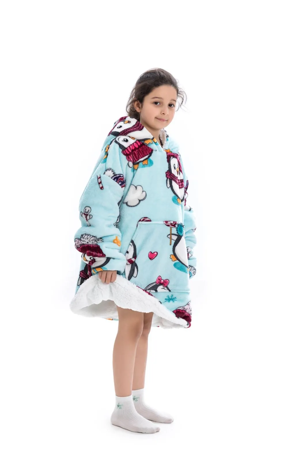 My Snuggy - Baby Penguin Oversized Blanket Hoodie