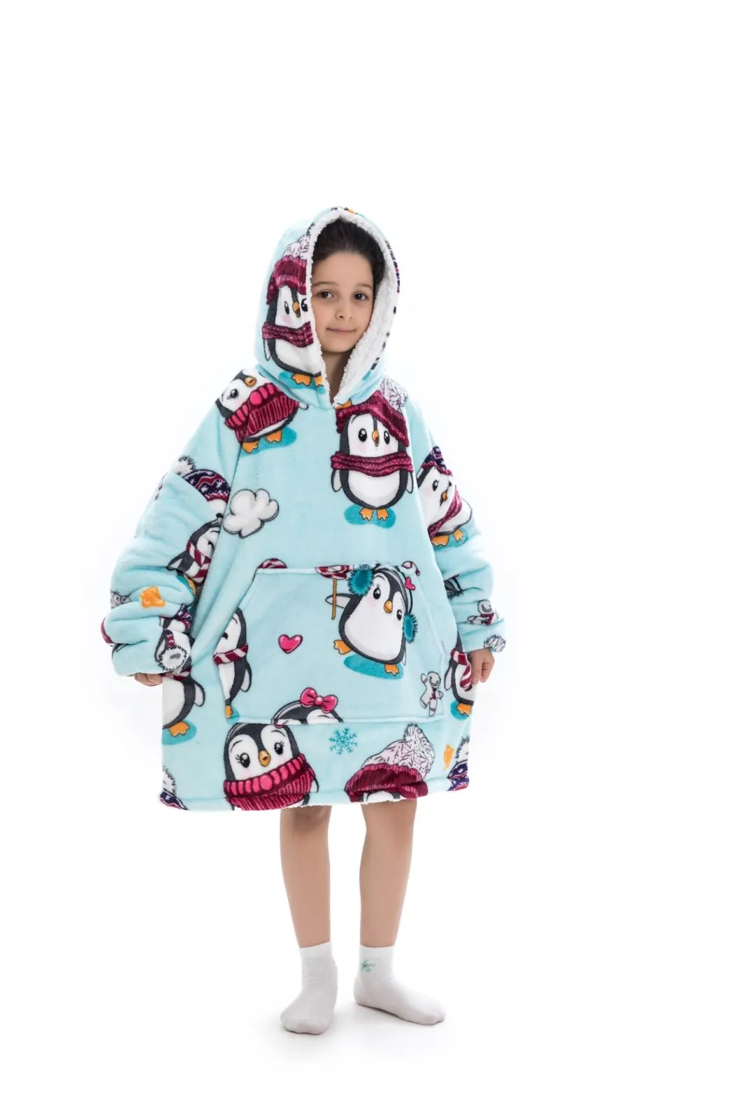 My Snuggy - Baby Penguin Oversized Blanket Hoodie