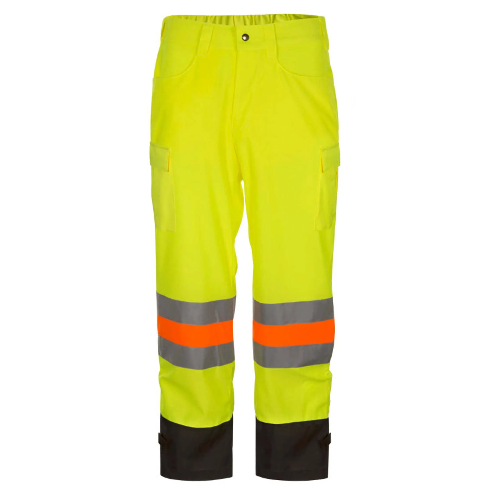 Nats Men’s High Visibility Signal Pants, Waterproof, Sealed Seams, Reflective Strips, Front Clasp, CSA Z96-09 Compliant | Sizes S-4XL