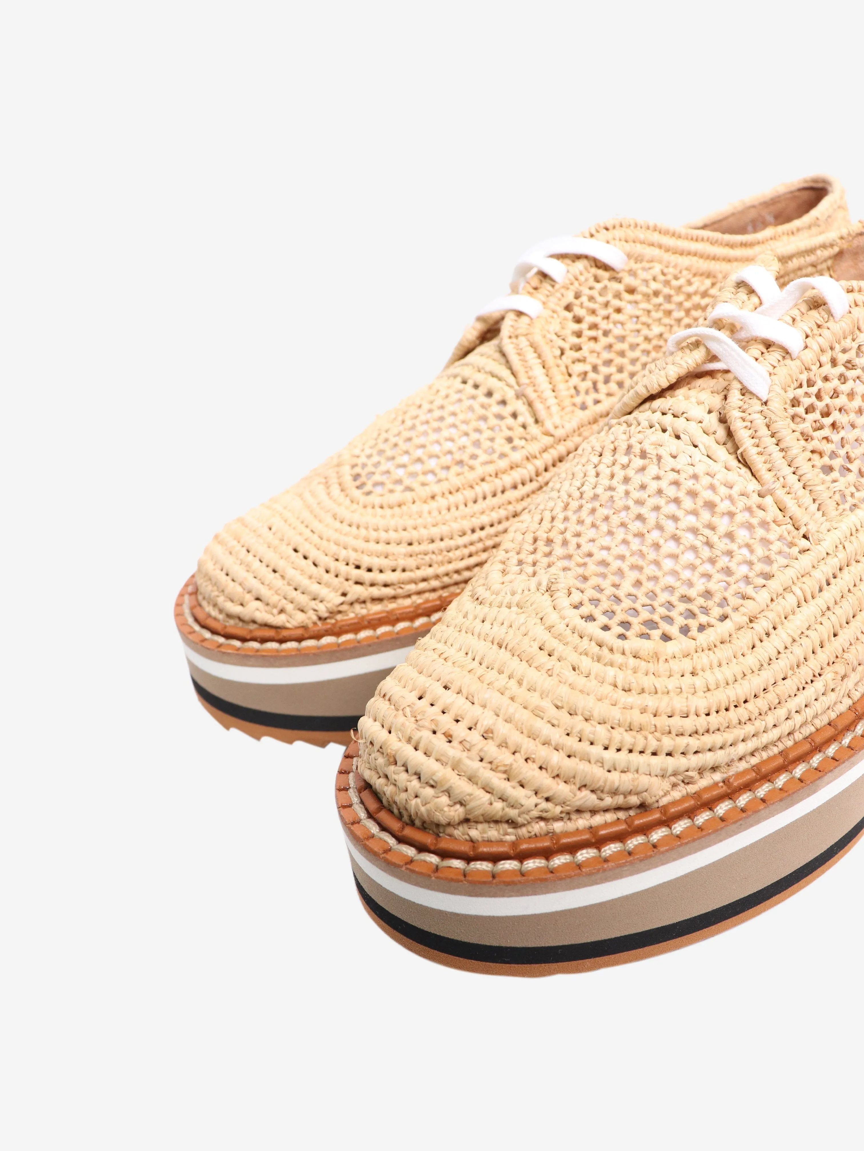 Neutral Birdie platform shoes - size EU 36.5