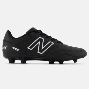New Balance 442 V2 Academy FG 2E Wide - Black-White