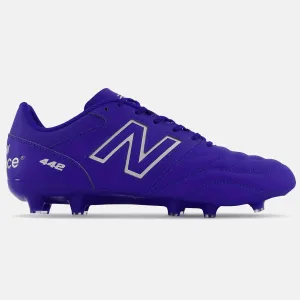 New Balance 442 V2 Team FG 2E Wide - Blue-White