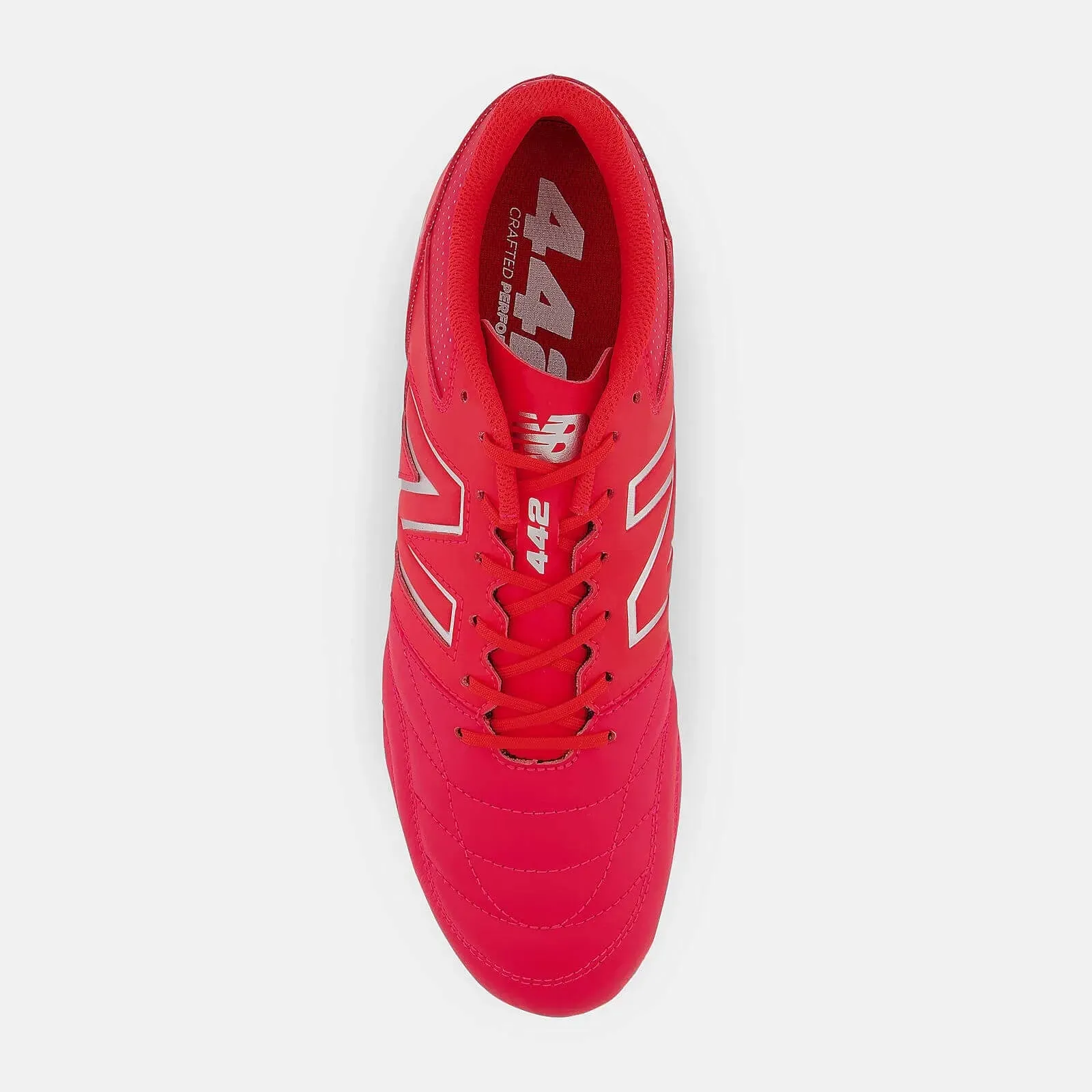 New Balance 442 V2 Team FG 2E Wide - Red-White