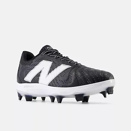 New Balance FuelCell 4040v7 Molded Cleats - Black/White