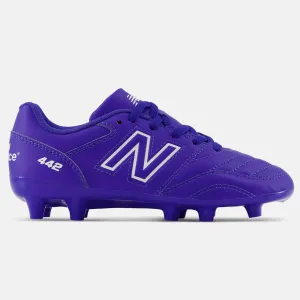 New Balance JR 442 V2 Academy FG Wide - Blue-White