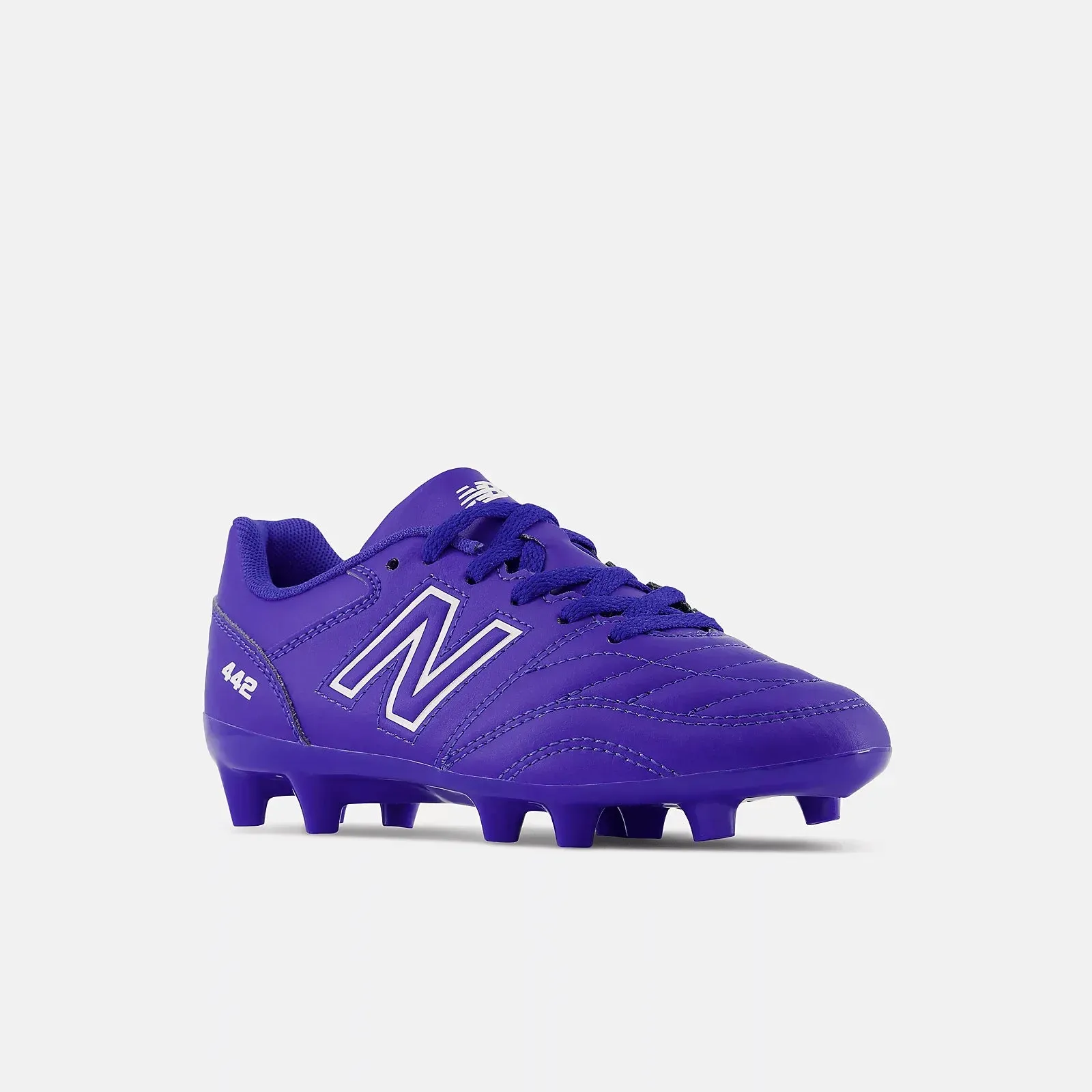 New Balance JR 442 V2 Academy FG Wide - Blue-White