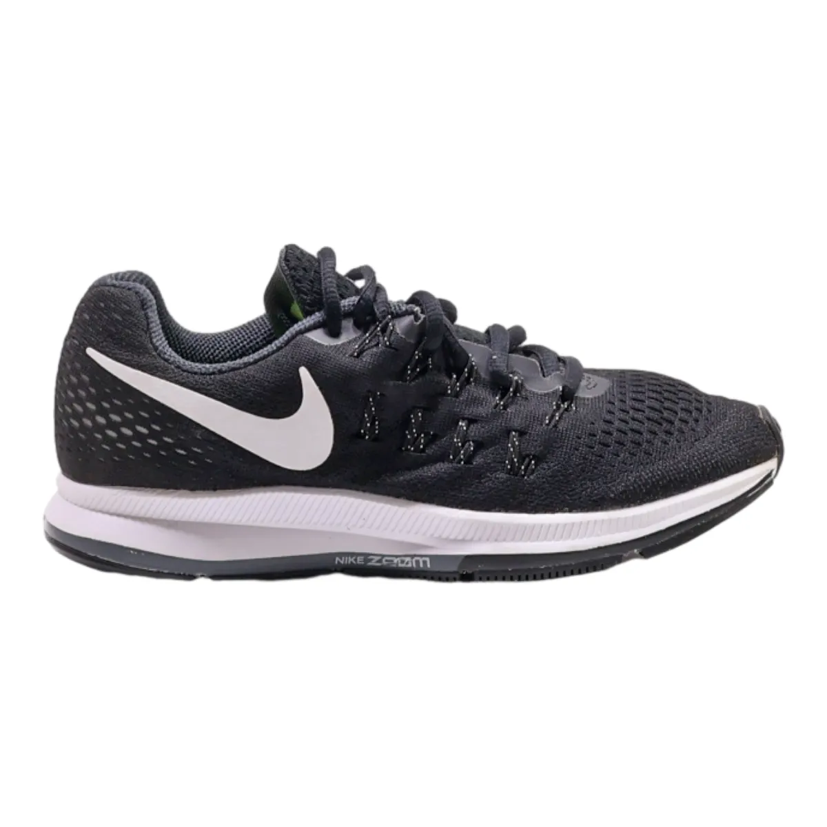 NIKE Air Zoom Pegasus 33 Sneaker Trainers Black Synthetic Womens UK 3.5