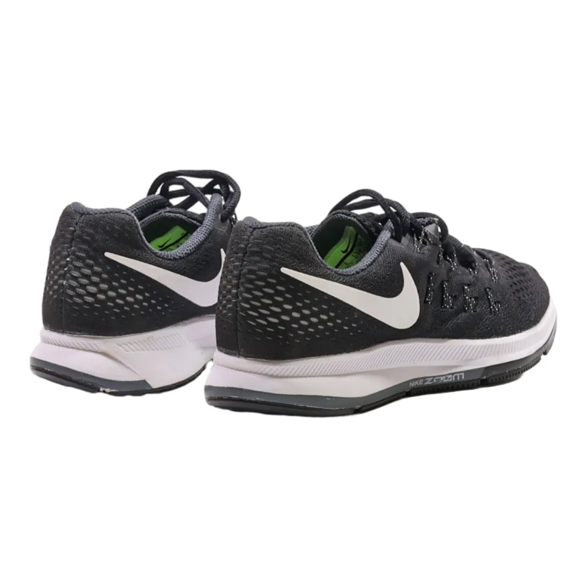 NIKE Air Zoom Pegasus 33 Sneaker Trainers Black Synthetic Womens UK 3.5