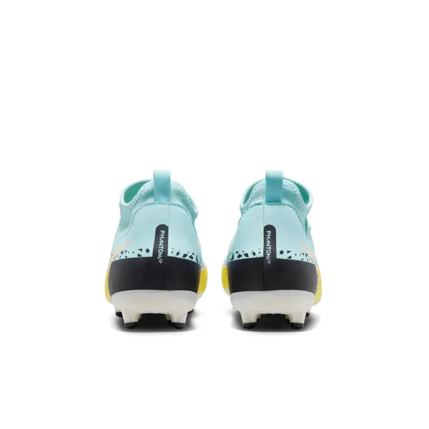 Nike Jr Phantom GT2 Academy DF FGMG  - Glacier Ice-Black