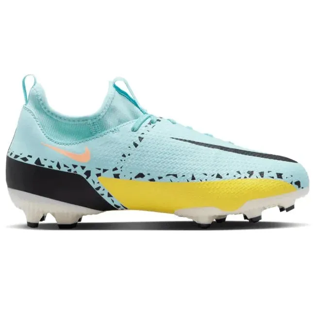 Nike Jr Phantom GT2 Academy DF FGMG  - Glacier Ice-Black