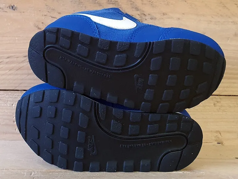 Nike MD Runner Low Textile Kids Trainers UK6.5/US7C/EU23.5 806255-411 Blue/White