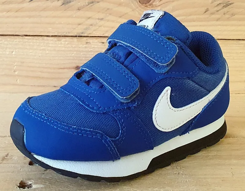 Nike MD Runner Low Textile Kids Trainers UK6.5/US7C/EU23.5 806255-411 Blue/White
