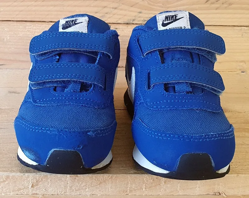 Nike MD Runner Low Textile Kids Trainers UK6.5/US7C/EU23.5 806255-411 Blue/White