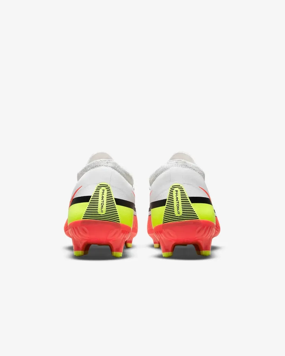 Nike Phantom GT2 PRO FG - White-Volt-Crimson