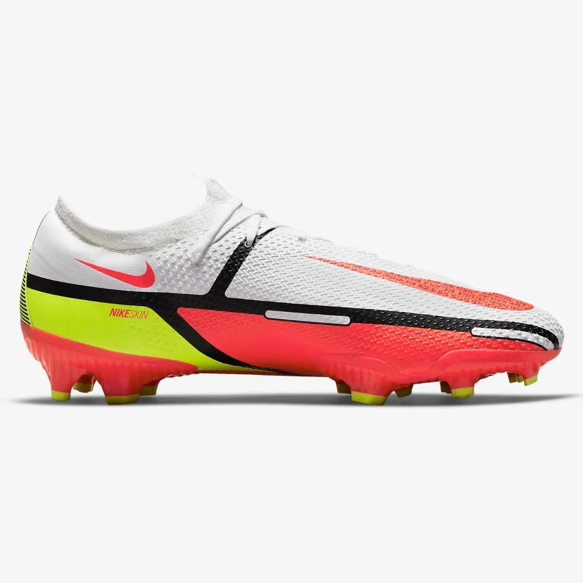 Nike Phantom GT2 PRO FG - White-Volt-Crimson