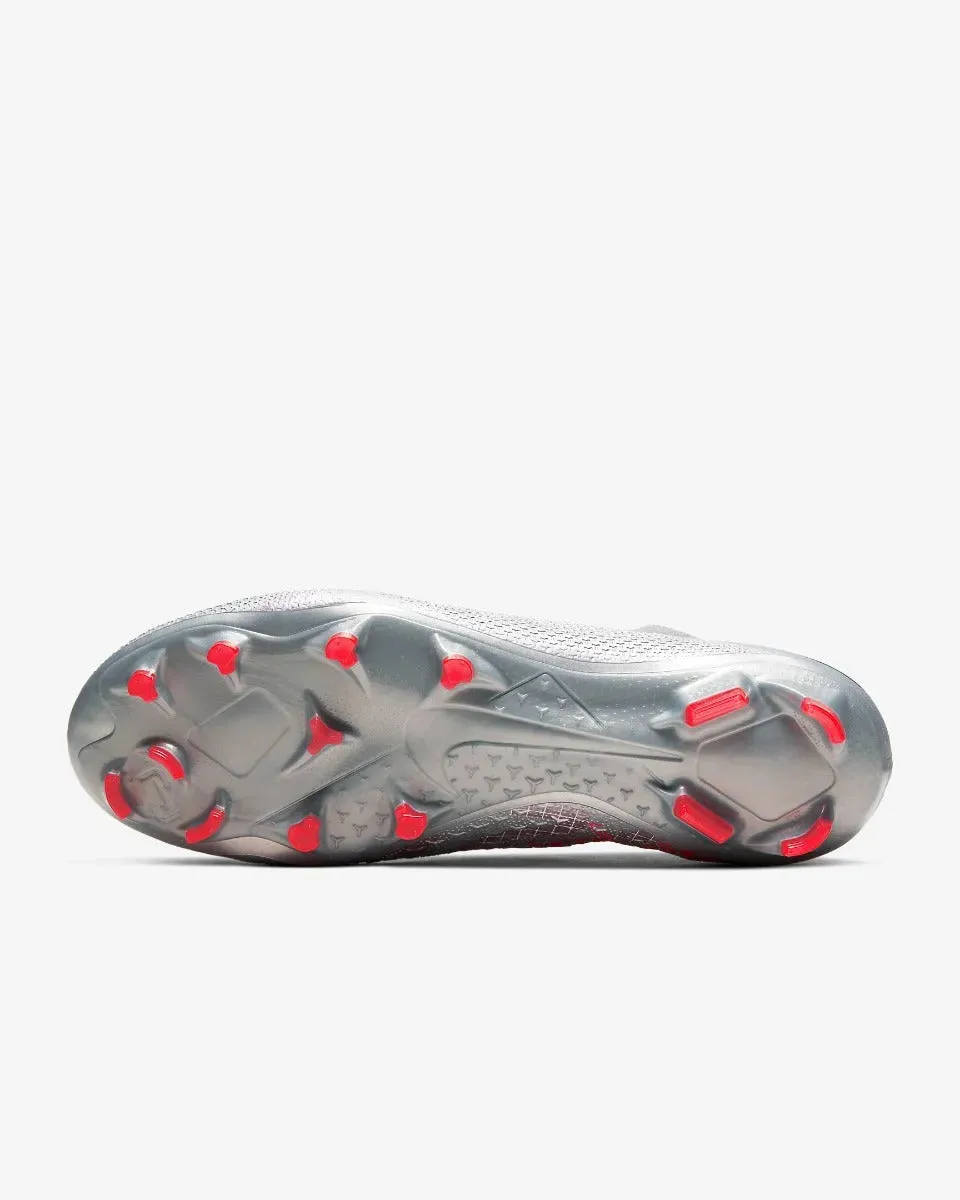 Nike Phantom Vision 2 Elite DF FG - Grey-Red