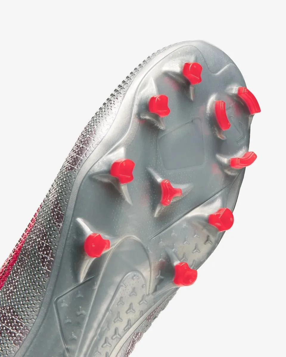 Nike Phantom Vision 2 Elite DF FG - Grey-Red