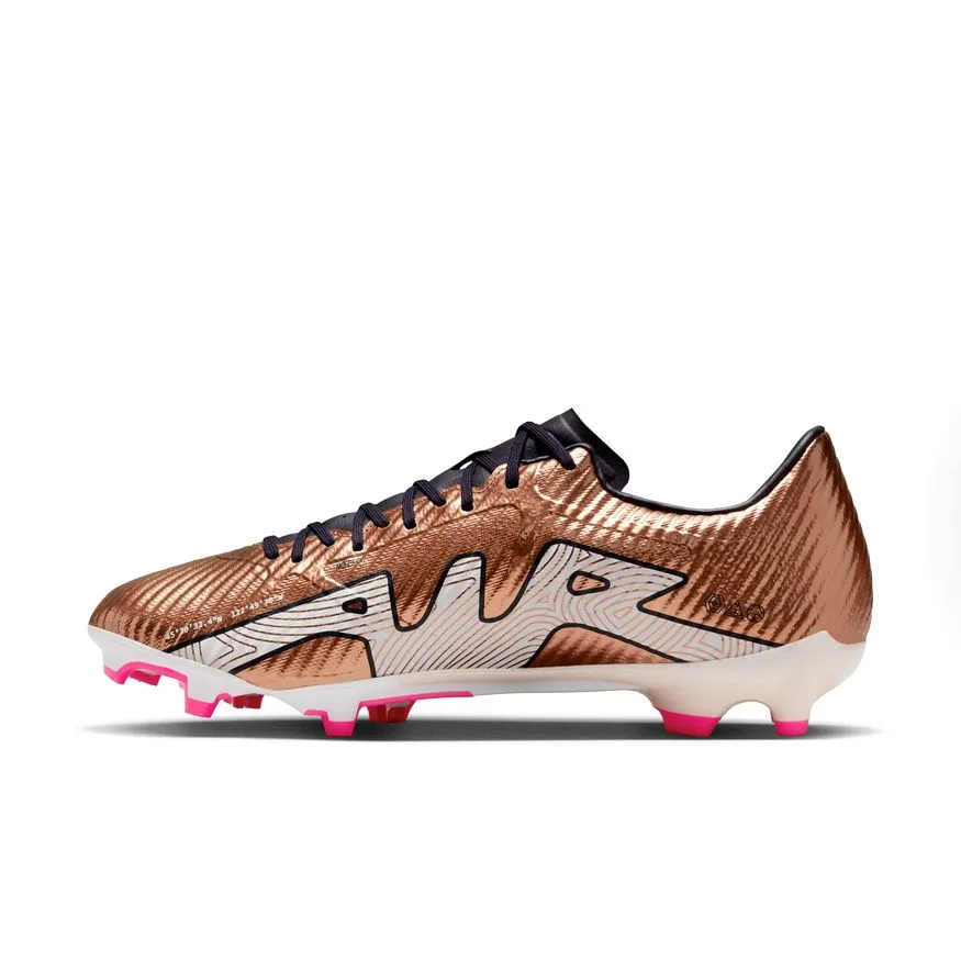Nike Zoom Mercurial Vapor 15 Academy Q FG/MG Soccer Cleats - MetallicCopper