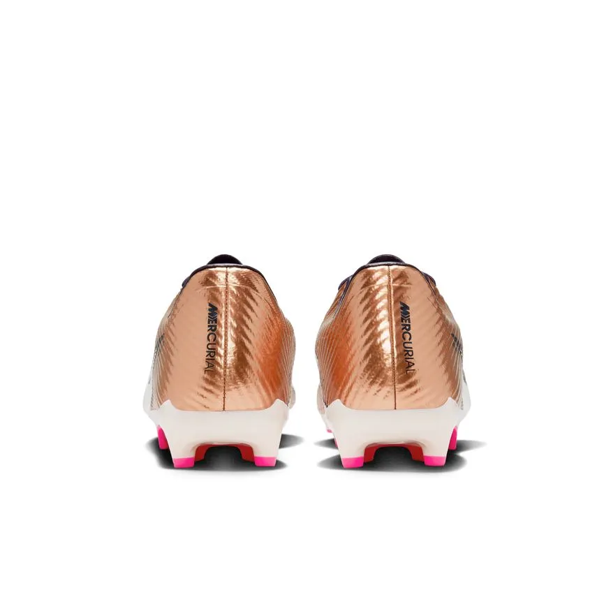 Nike Zoom Mercurial Vapor 15 Academy Q FG/MG Soccer Cleats - MetallicCopper