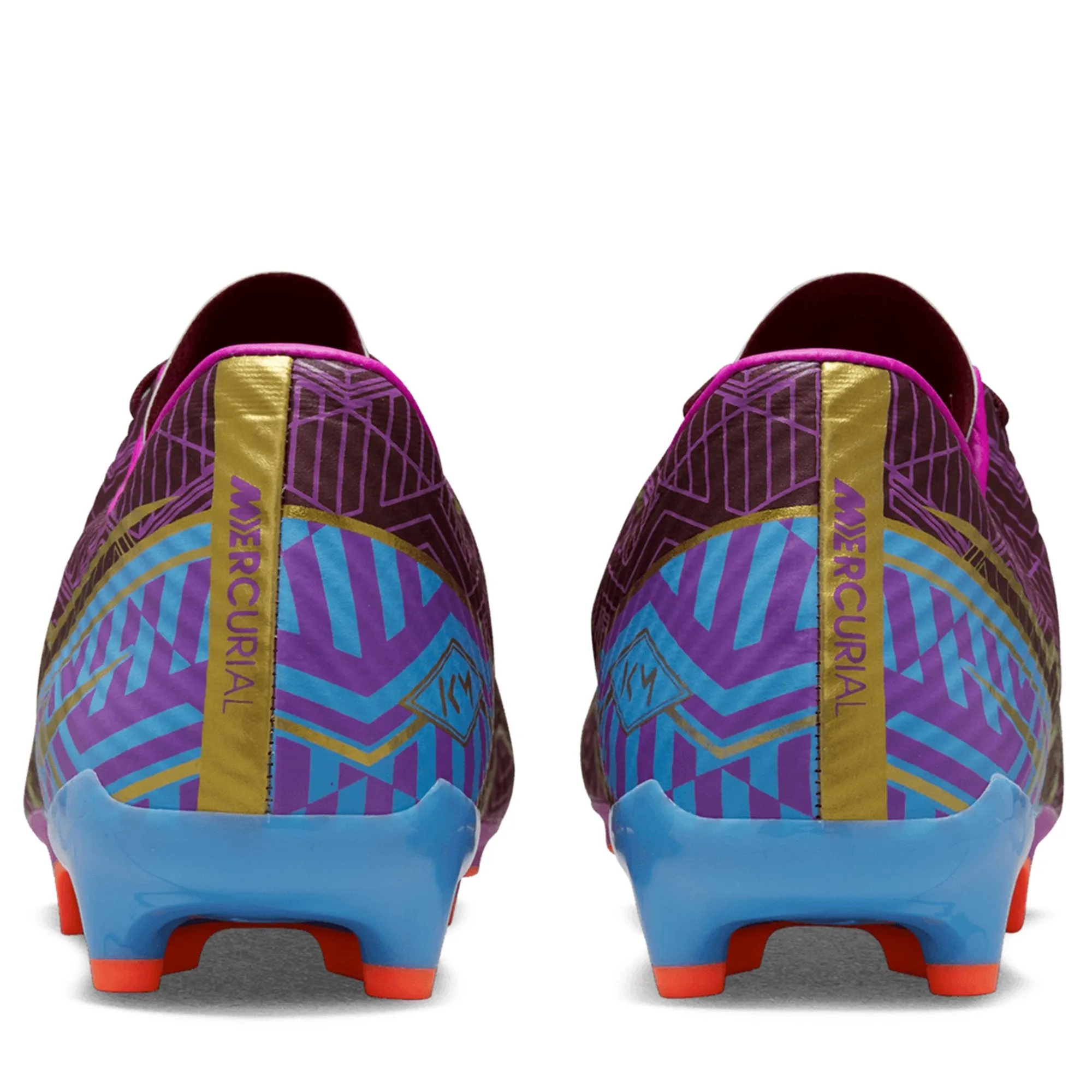Nike Zoom Mercurial Vapor 15 KM Academy FG/MG Soccer Cleat - Dark Beetroot/Vivid Gold