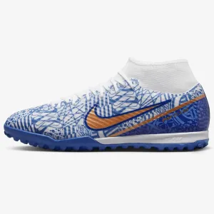 Nike Zoom Superfly 9 Academy CR7 Turf - White-Metallic Copper